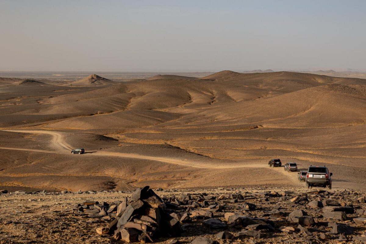 Merzouga Desert landscape on the Marrakech to Merzouga route